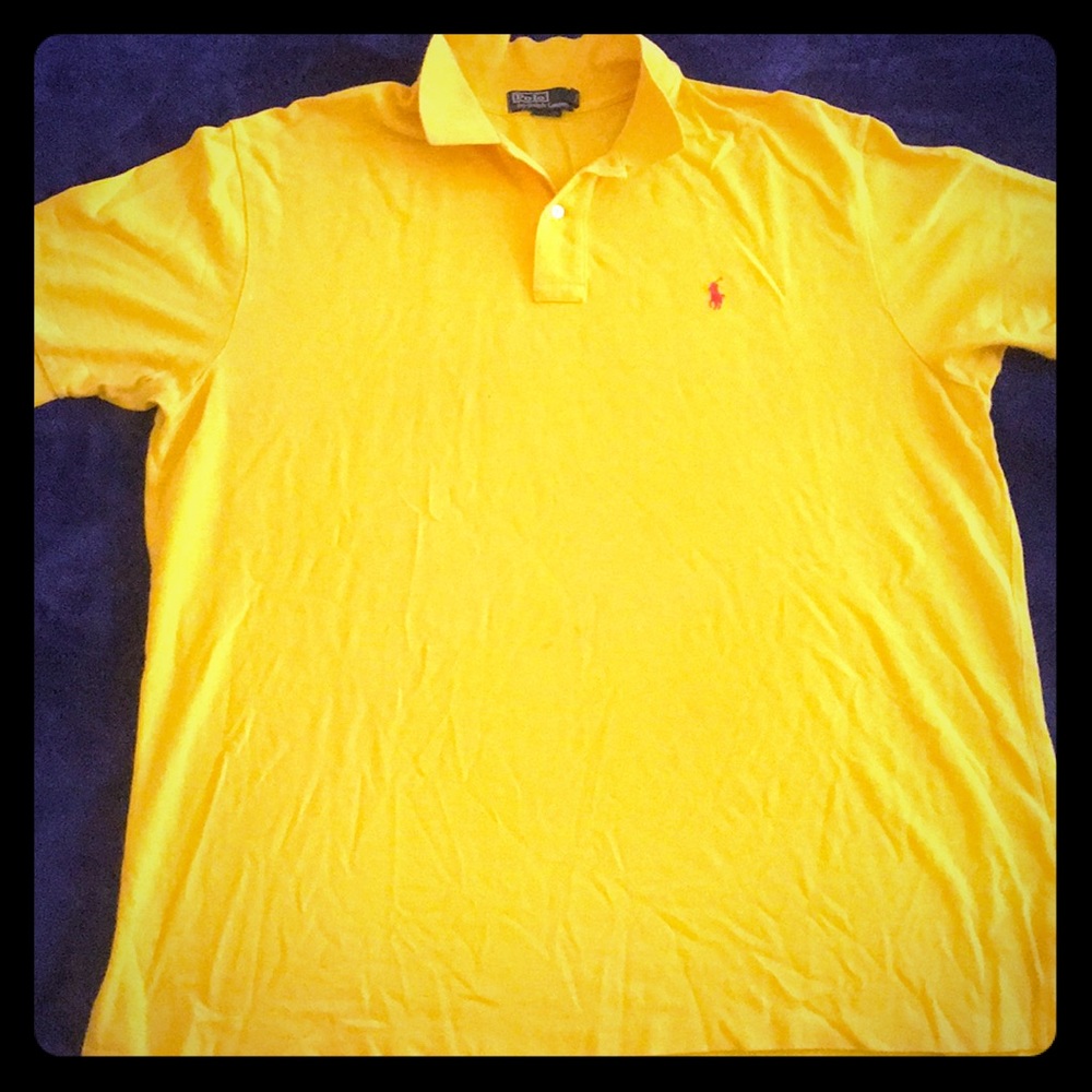 Yellow Polo by Ralph Lauren